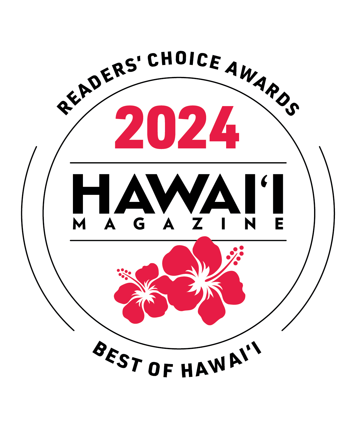 2024 Hawaii Magazine Readers' Choice Award